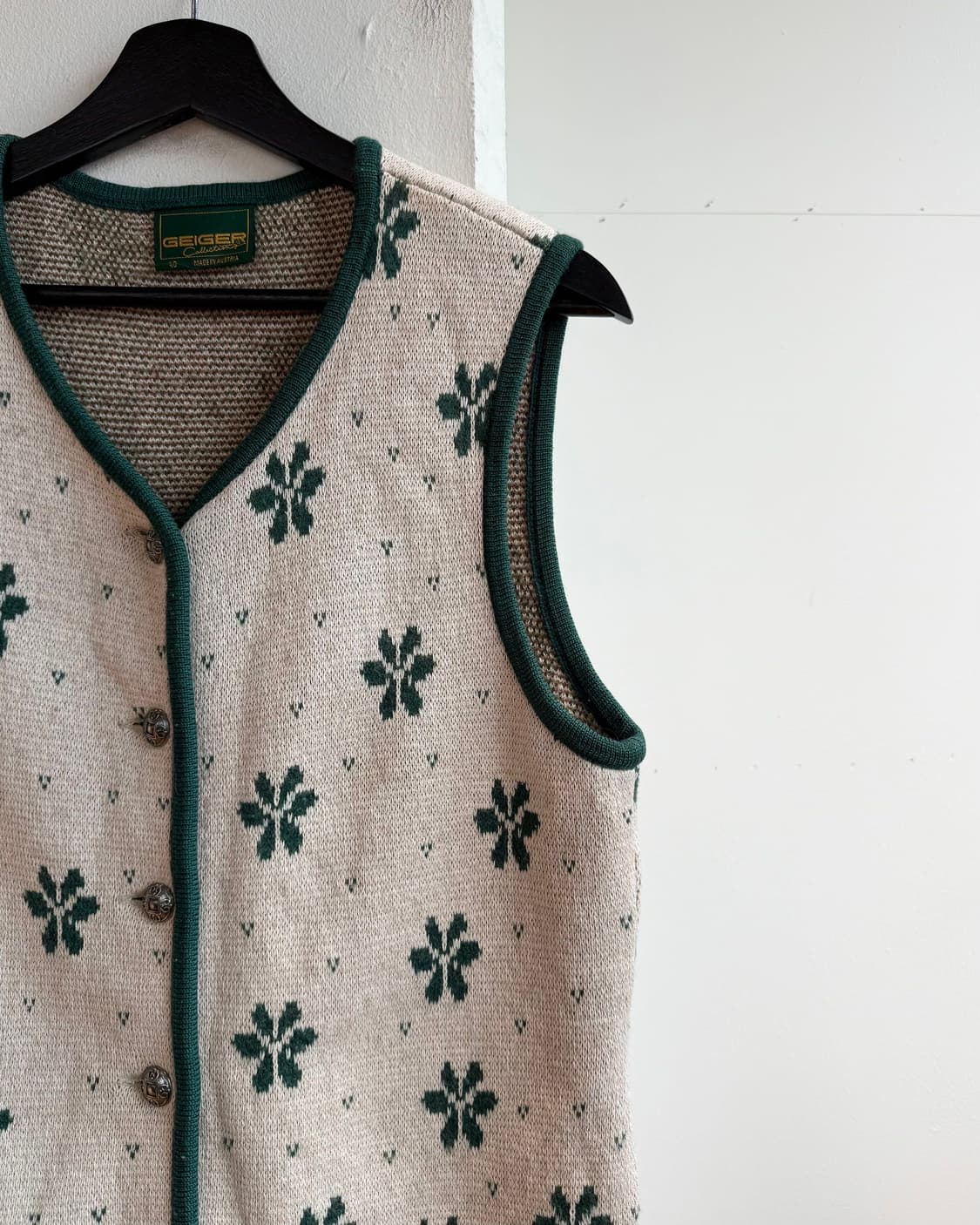 가이거 그린 플로랑 베스트 자켓 상품이미지5