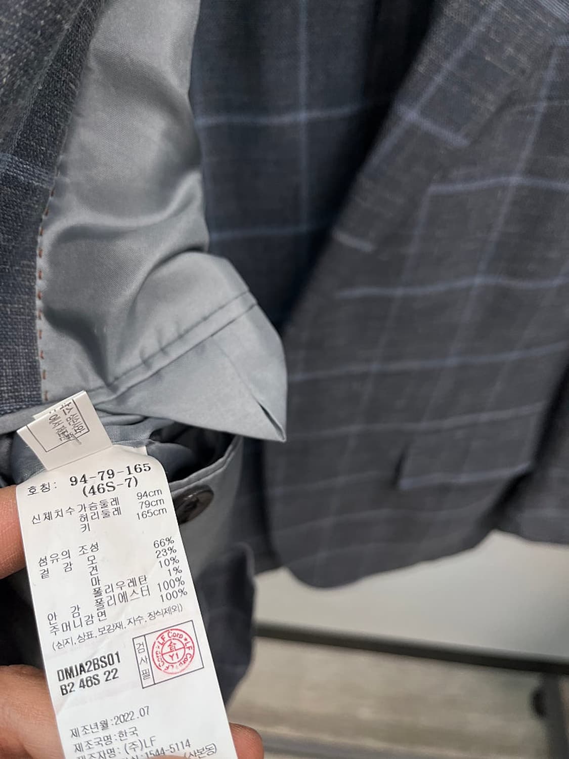 95) 닥스 로로피아나 하계자켓  상품이미지9