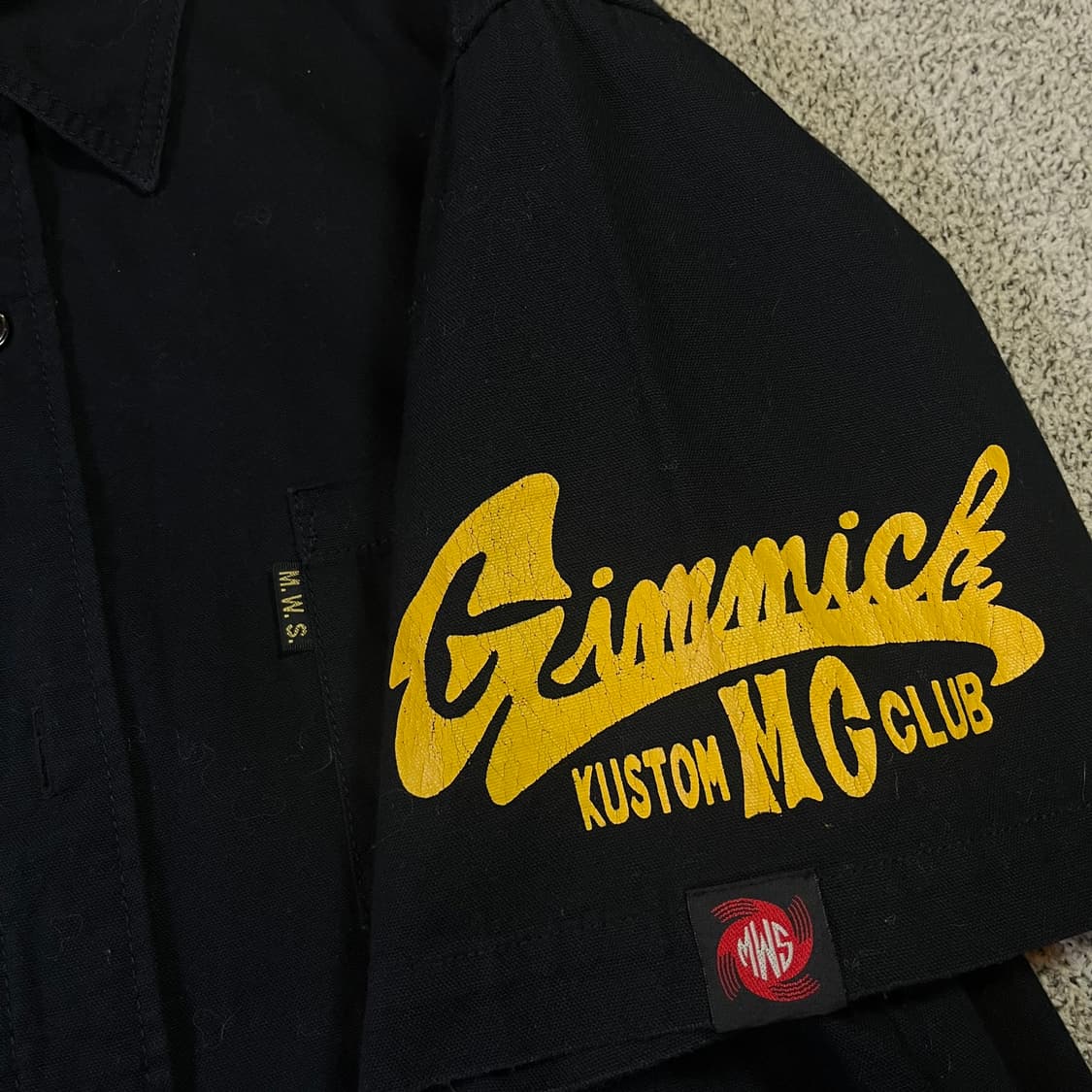 MWS 펑크락 빅로고 반팔셔츠 상품이미지5