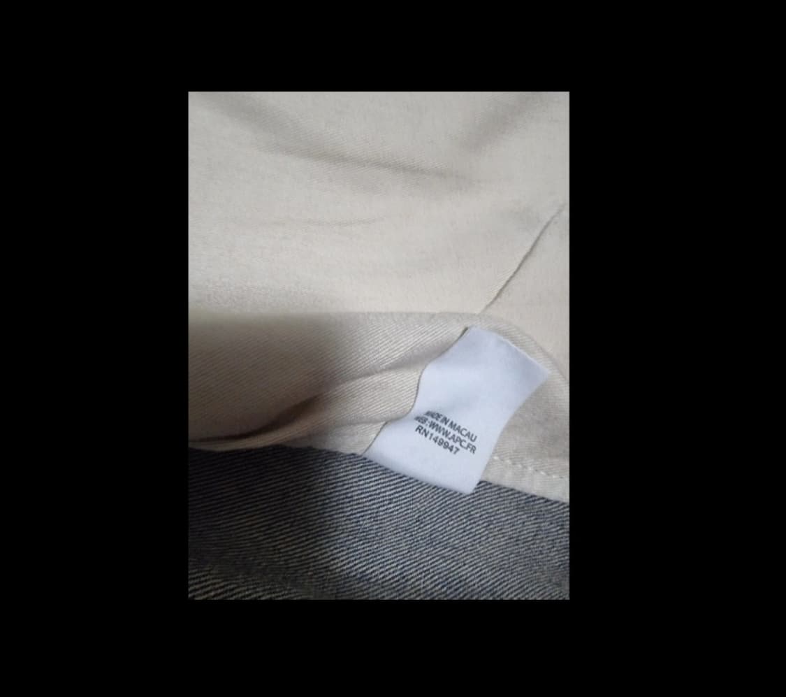 아페쎄 A.P.C 지드래곤 청자켓L 팔아요 상품이미지5