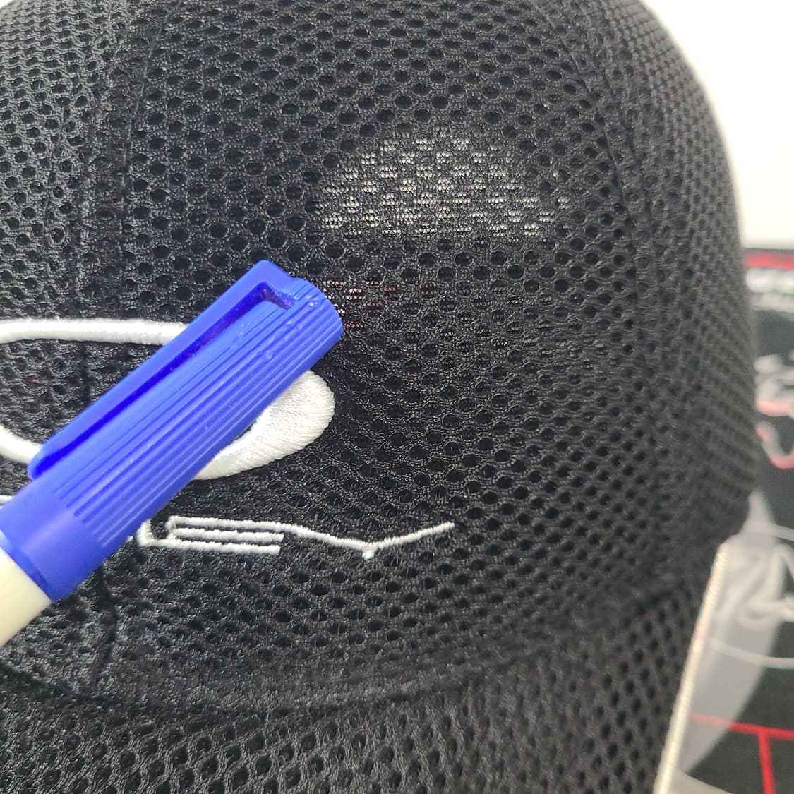 오클리 빈티지 자수 로고 블랙 메쉬 캡 모자 볼캡 상품이미지3