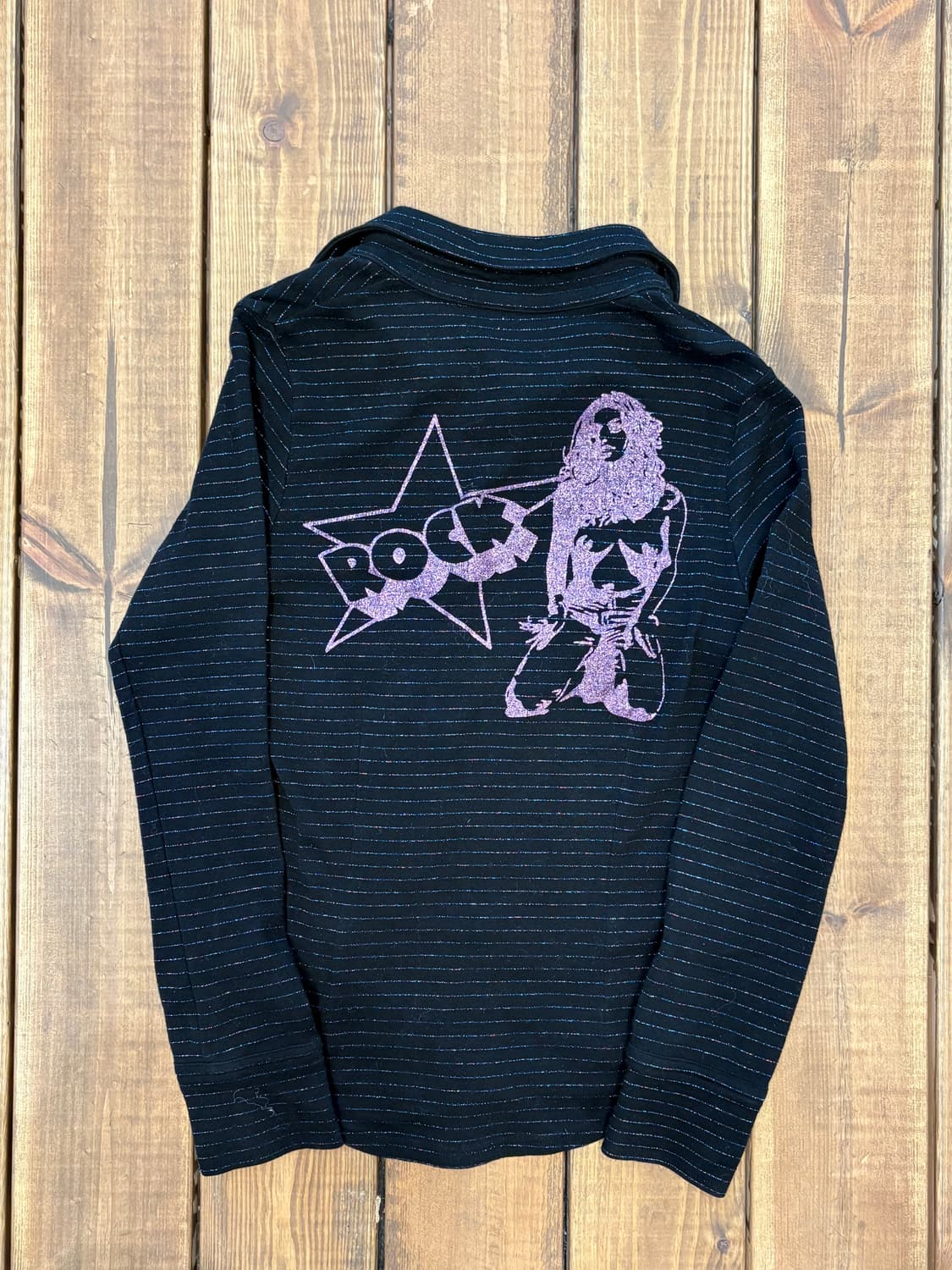 히스테릭글래머 백로고 글리터 셔츠 상품이미지8