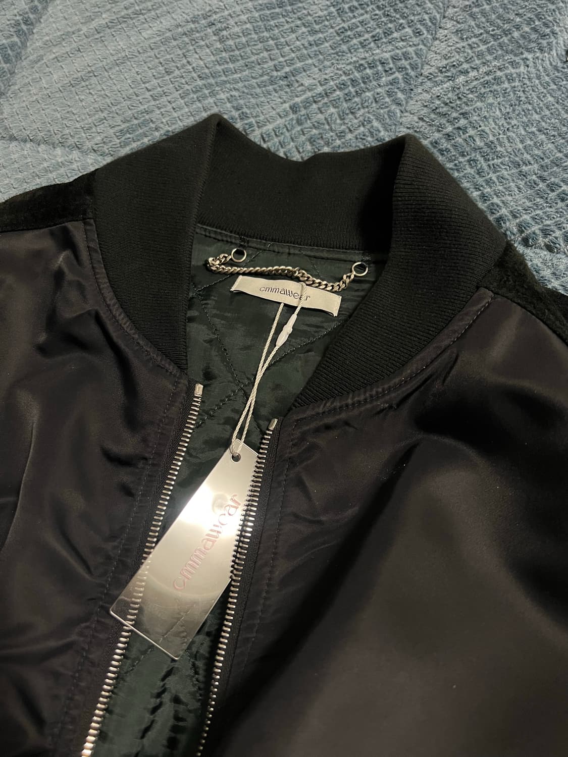 [L] CMMAWEAR C ROUND BOMBER BLACK 상품이미지2