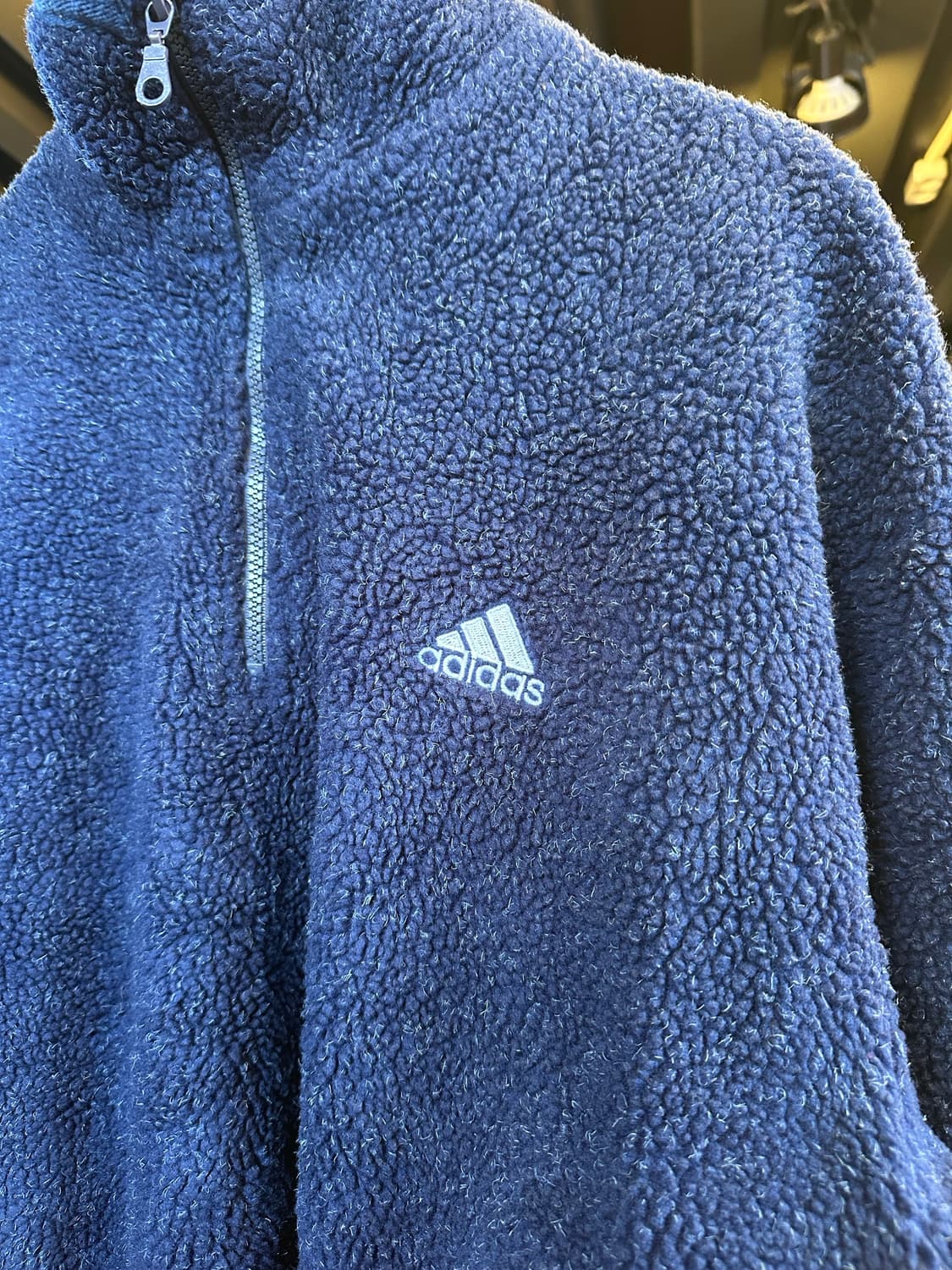 Old 아디다스 벌키 후리스 풀오버 자켓 상품이미지5