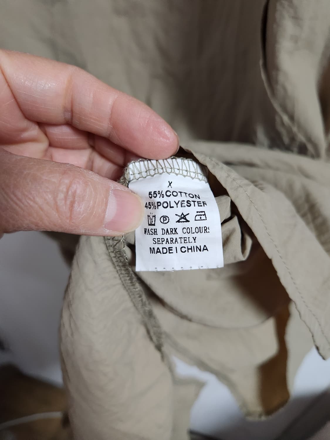 베이지색 반팔 후드 롱 원피스 F(가슴반품59) 상품이미지6