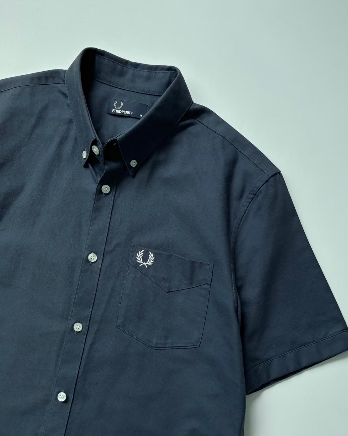 Fredperry 프레드페리 네이비 반팔 셔츠 상품이미지5