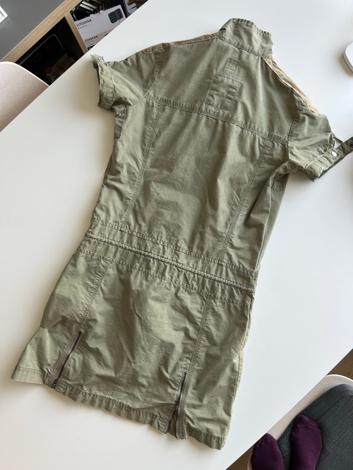 빈티지 아디다스 오리지널스 유틸리티 셔츠 드레스 상품이미지3