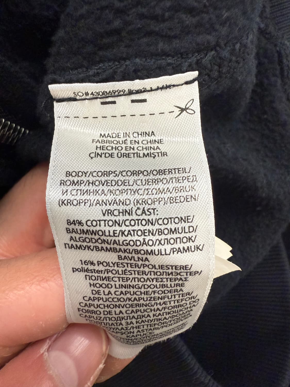 폴로 랄프로렌 화이트 포니 후드집업 블랙 XS 상품이미지4