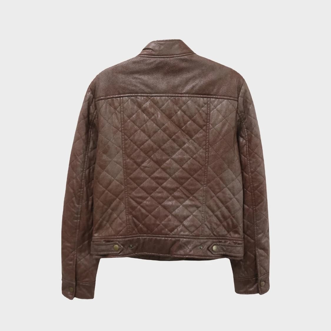 ATELIER SAB 퀼팅 페이크 레더 자켓 61786 상품이미지2