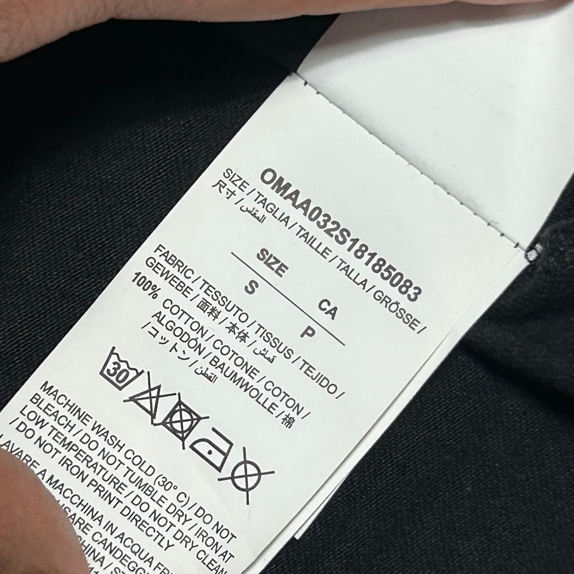 🫶🏻 오프화이트 Black 반팔티 🫶🏻 상품이미지5