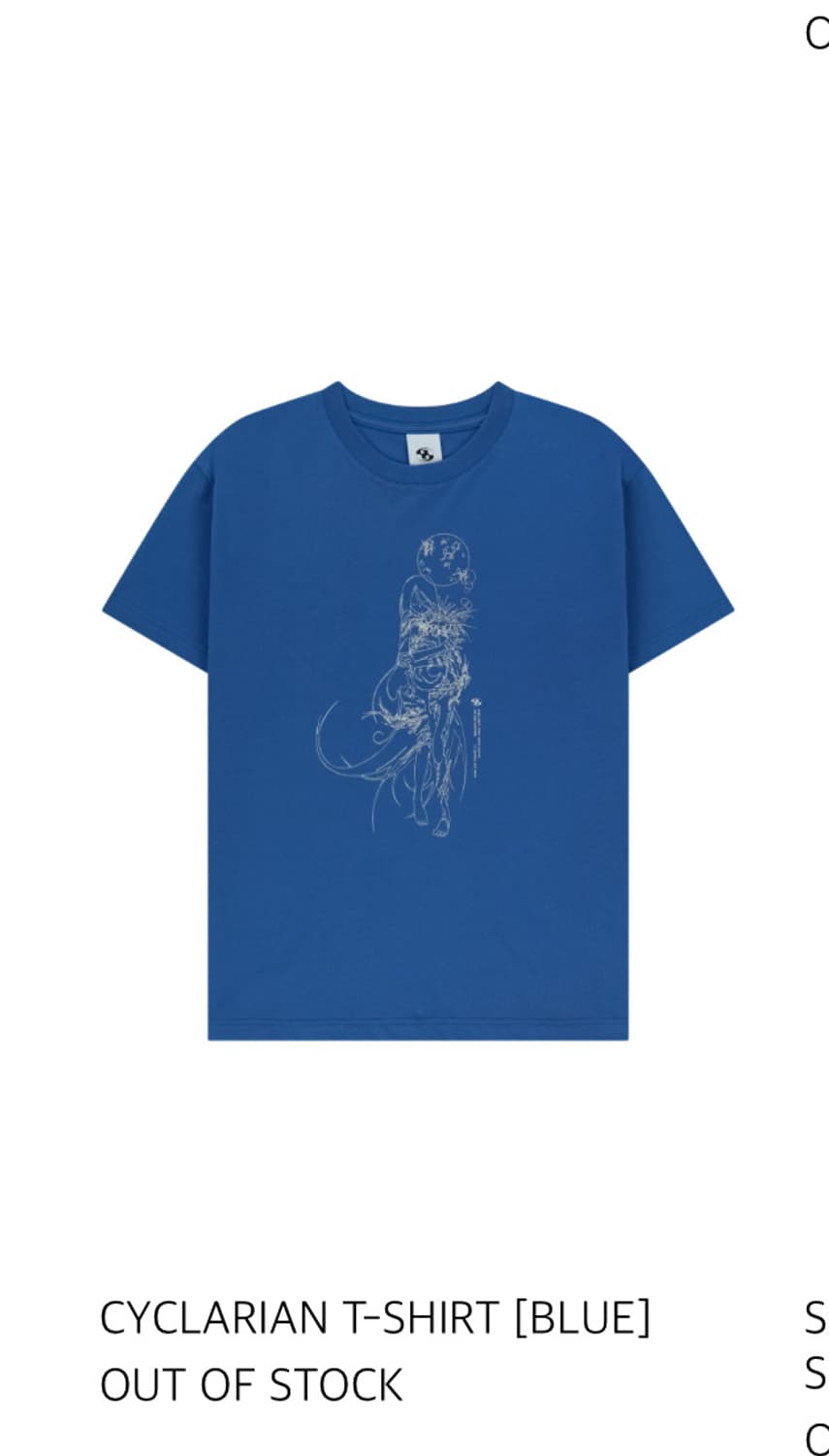 산산기어 블루 반팔 CYCLARIAN T-SHIRT  상품이미지1