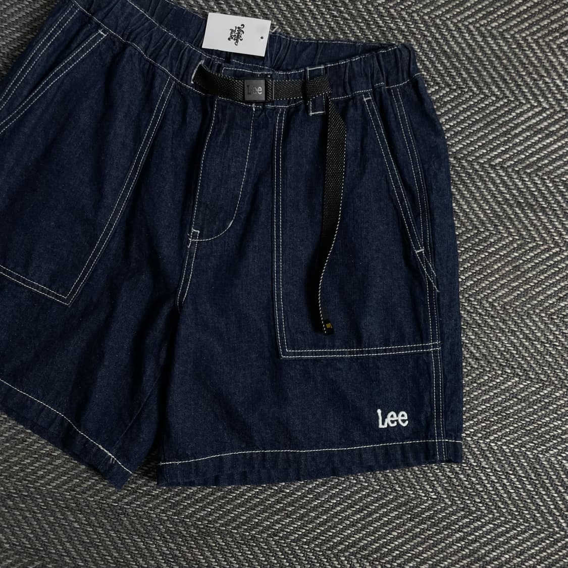 Lee 벨티드 데님 하프 팬츠o 3690 상품이미지2