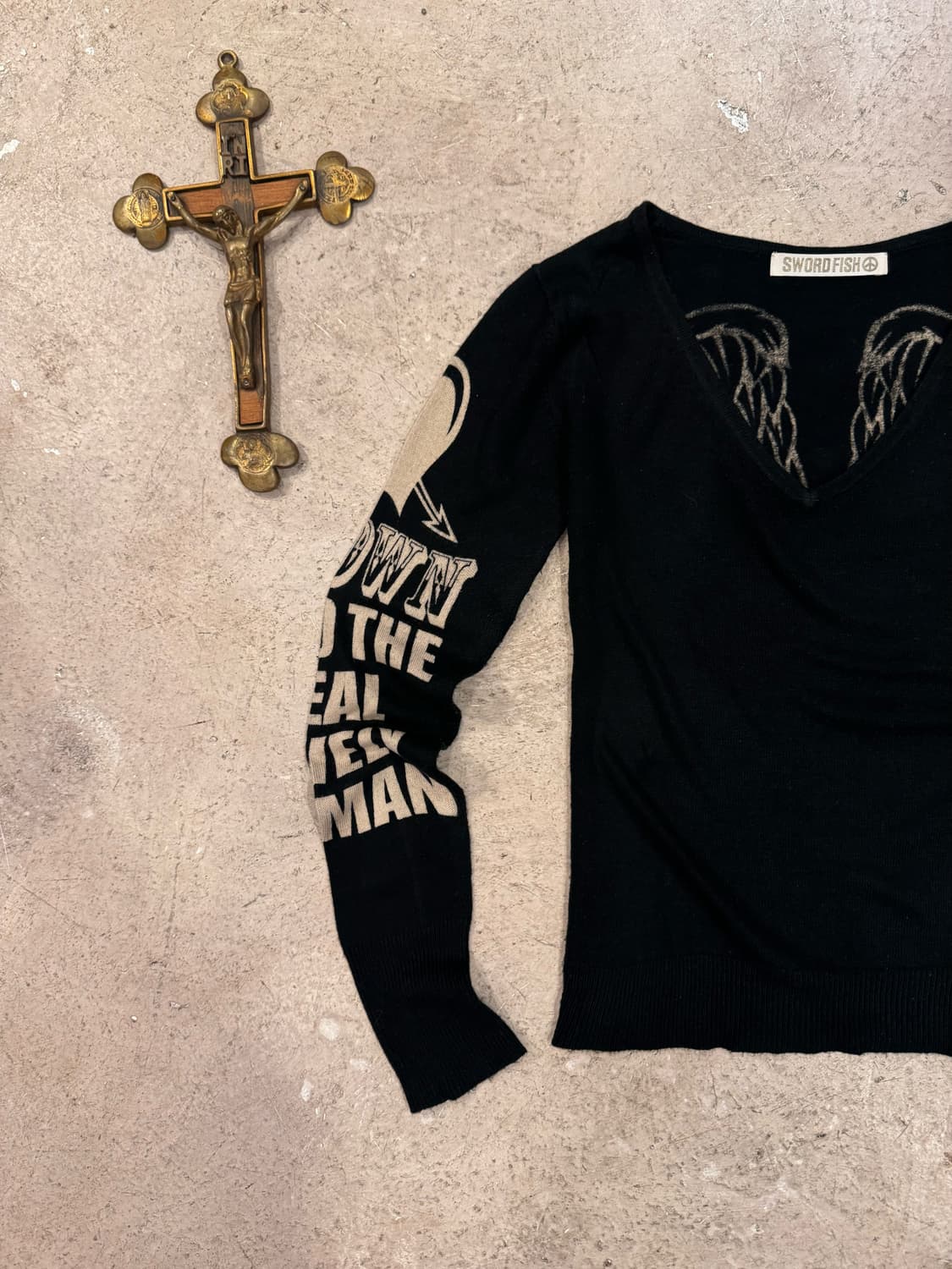 날개 프린팅 롱슬리브 상품이미지3