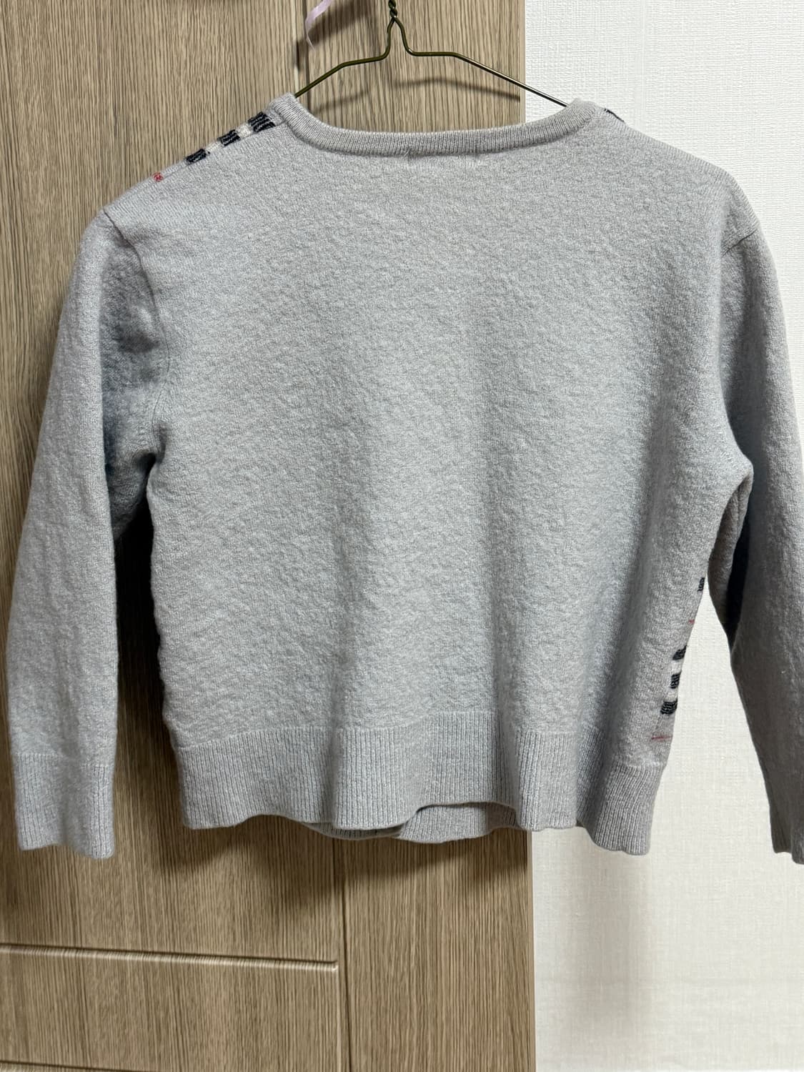 버버리 키즈 체크 가디건 상품이미지5