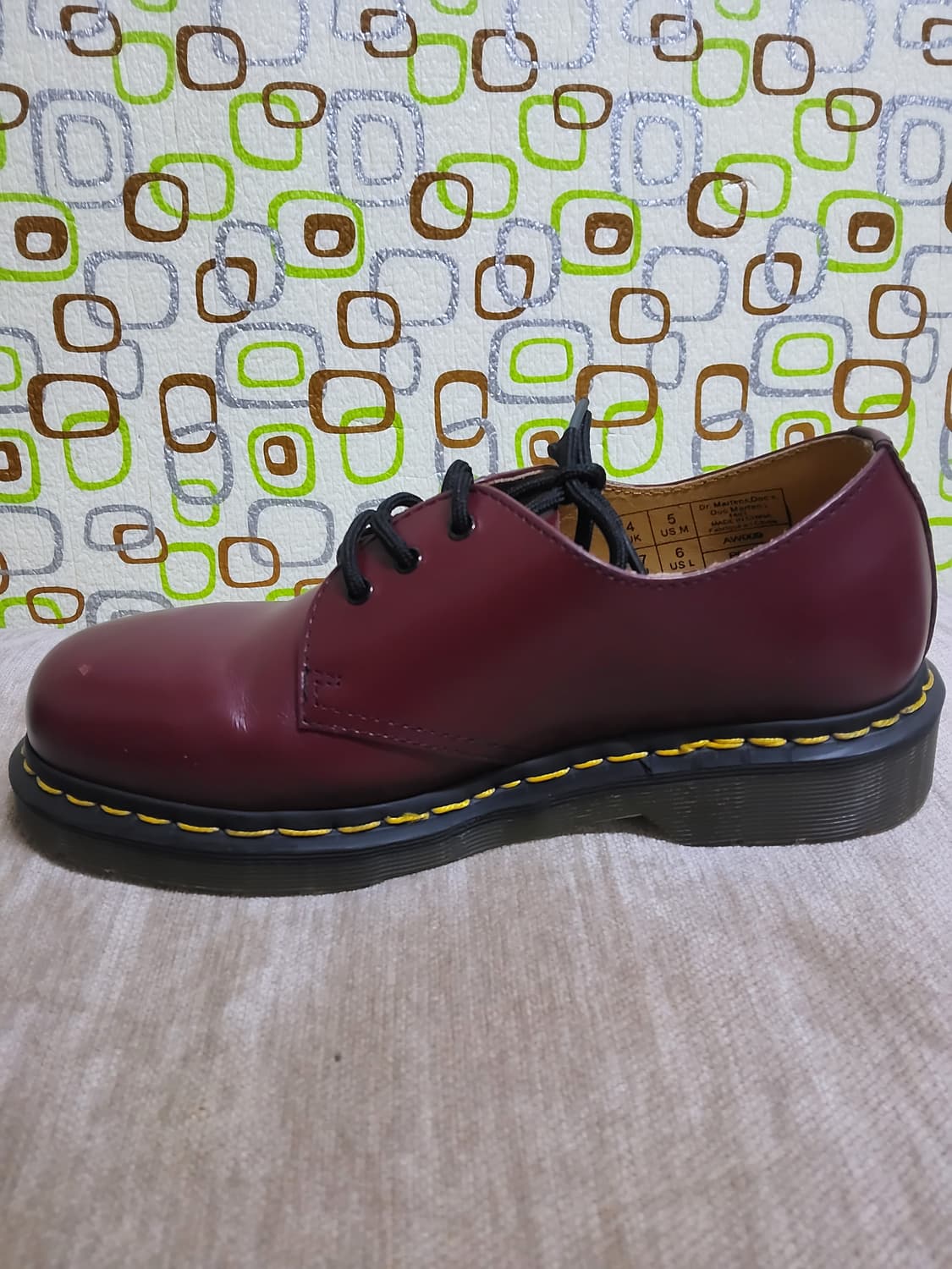 닥터마틴1461 모델 3홀 230사이즈 체리레드  상품이미지6