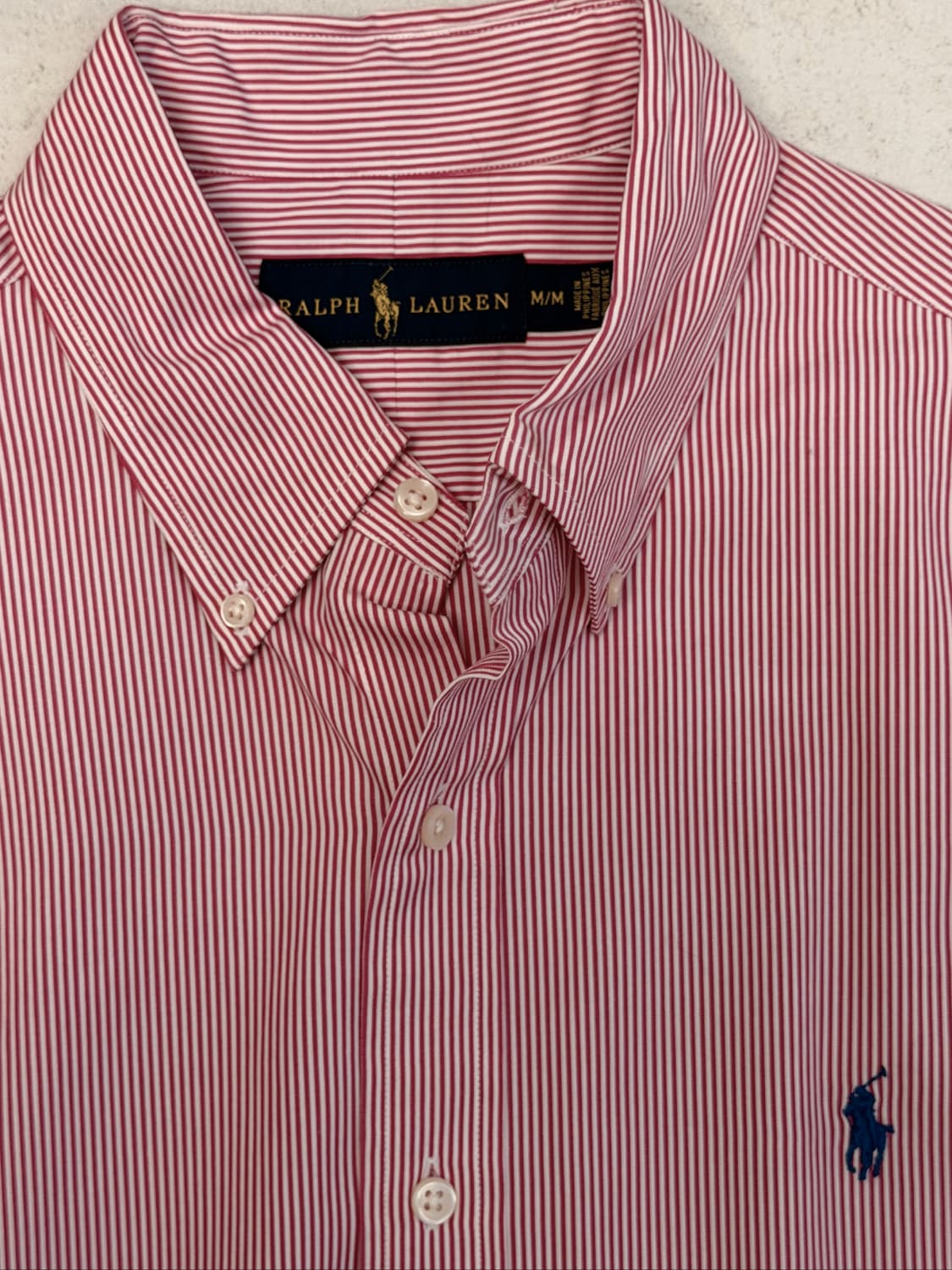 폴로 랄프로렌 스트라이프셔츠 클래식핏 M(105정도 거의새상품) 상품이미지1