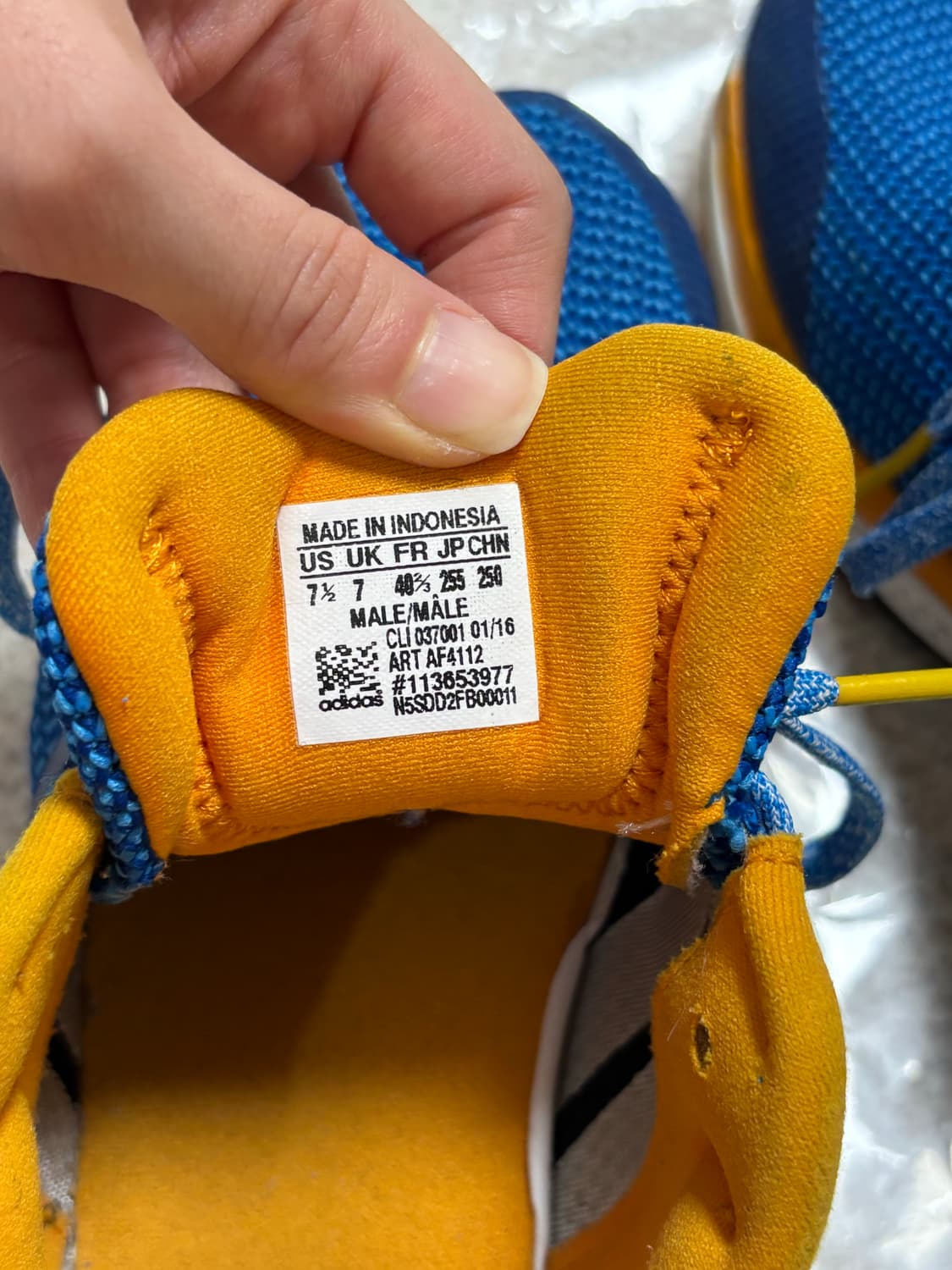 아디다스 런닝화 파란 운동화 런닝화 상품이미지7