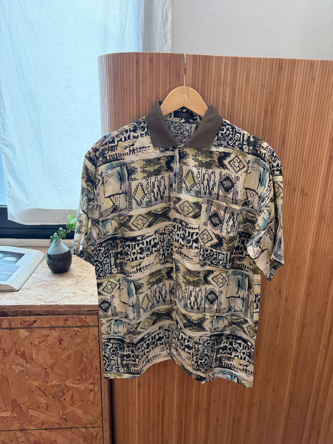 90s ANDERSON Ethnic shirt 상품이미지5