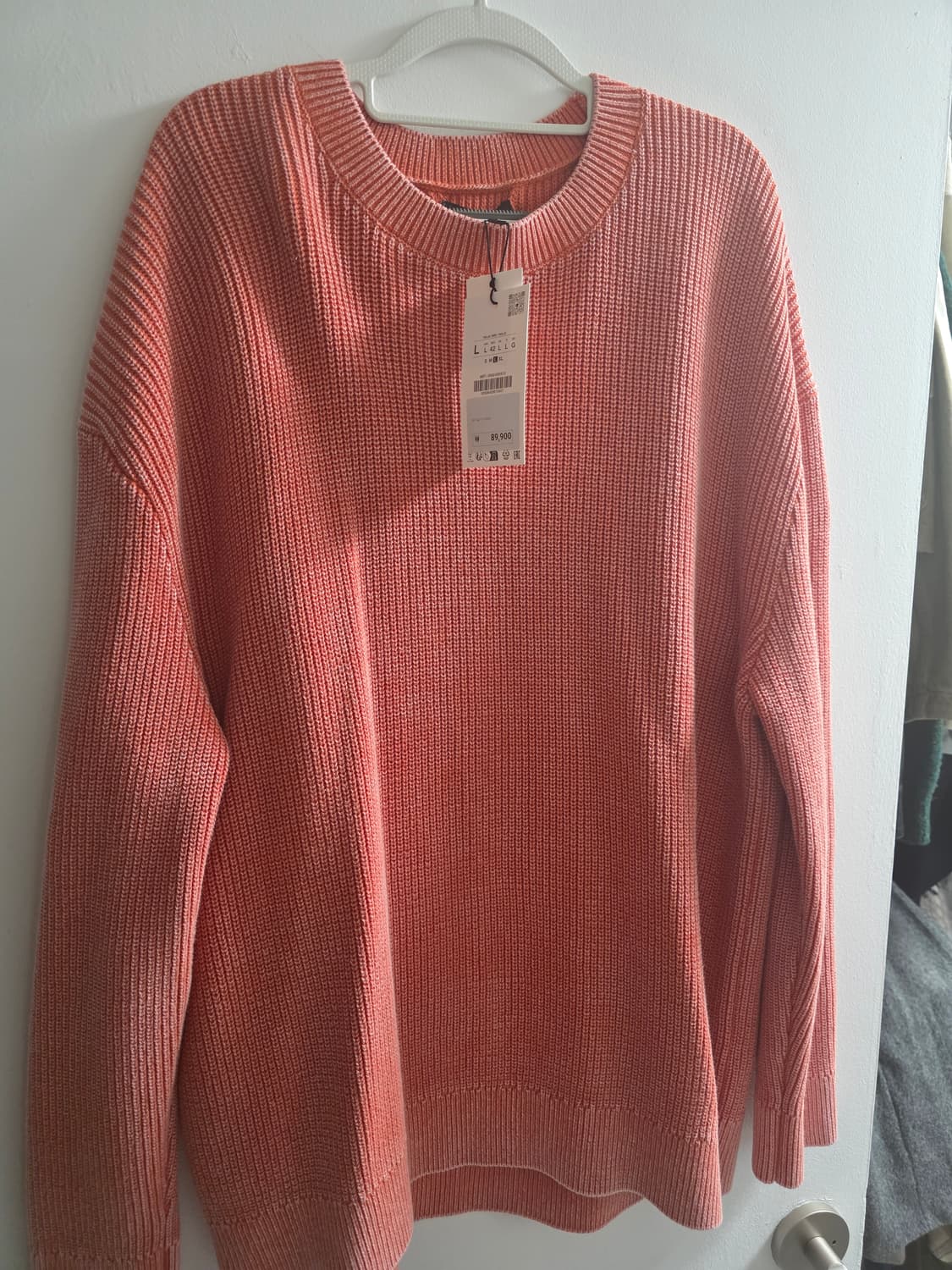 자라 리브드 워싱 스웨터 L 상품이미지2