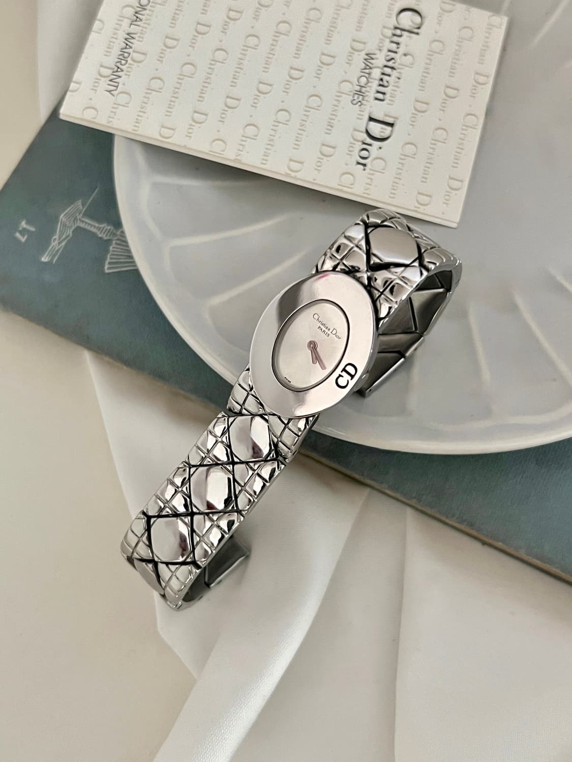 디올 까나쥬 패턴 브레이슬릿 시계 / 정품감정. 케어 상품이미지7