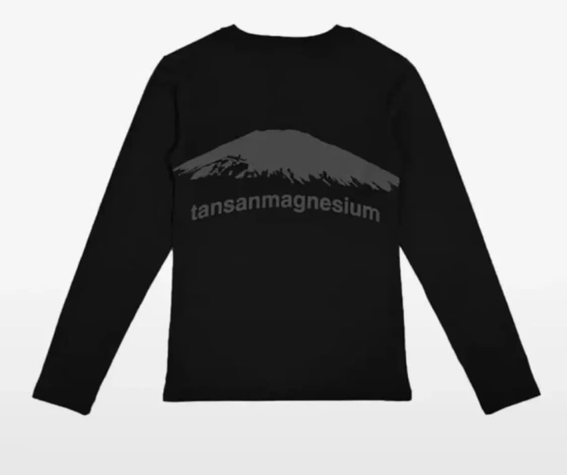 탄산마그네슘 롱슬리브 마운틴 블랙 상품이미지1