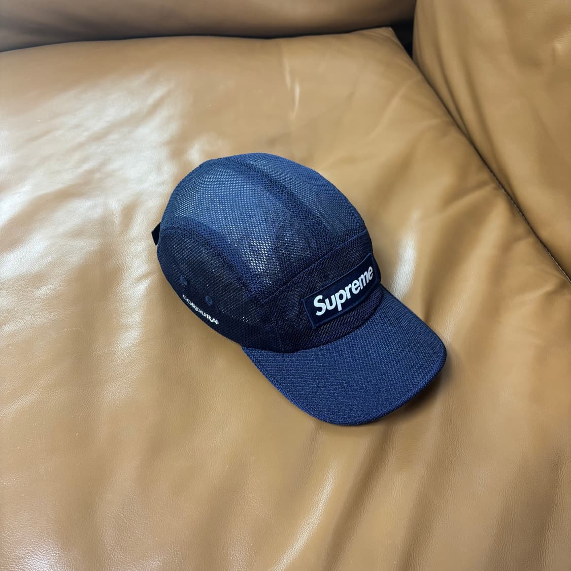 Supreme 슈프림 23ss 메쉬 코듀라 네이비 캠프캡 모자 Navy 상품이미지1