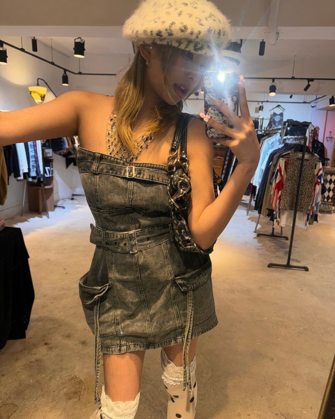 GRL 데님 탑 원피스 상품이미지7