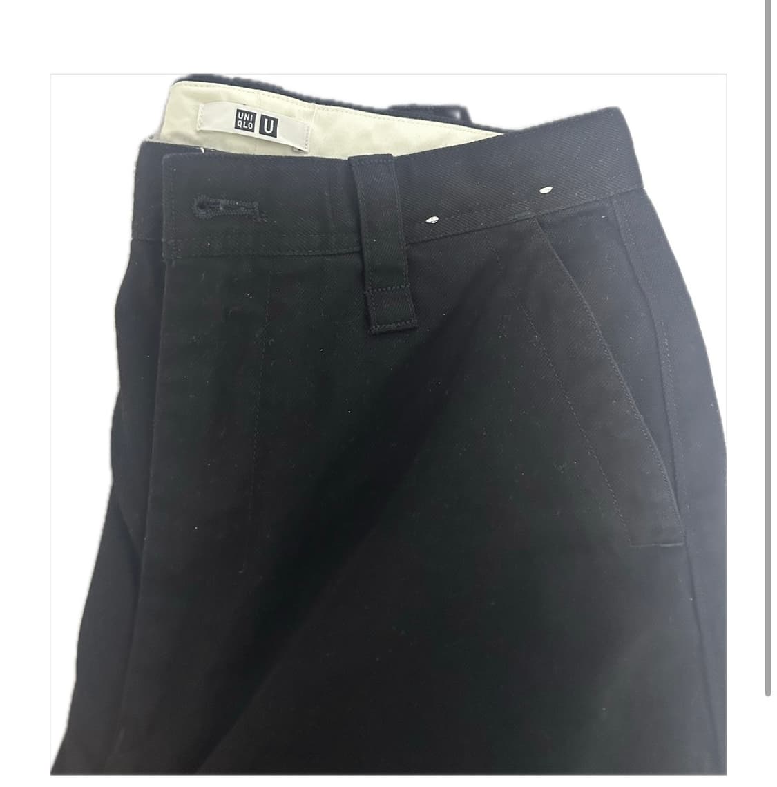 유니클로 와이드핏치노팬츠 상품이미지2