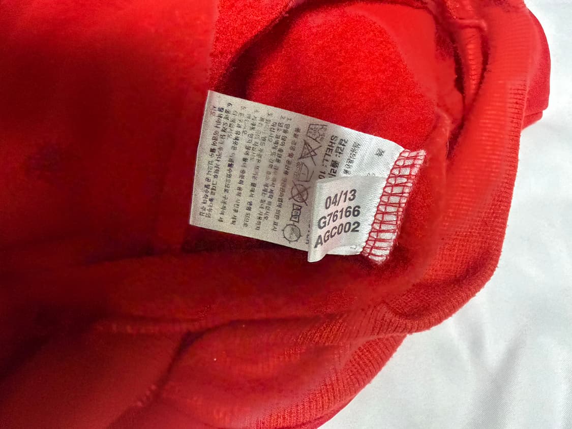 Adidas Red Track Top (Trefoil) 상품이미지4