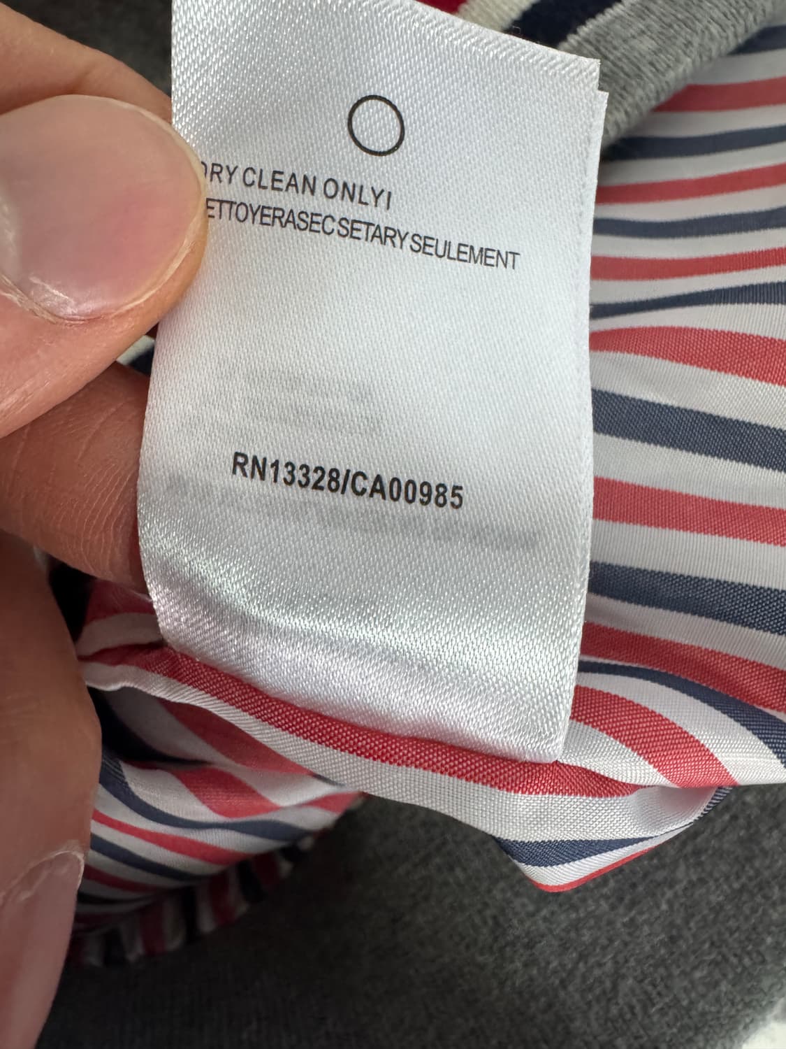 희귀!! 여성 일본 톰브라운 키즈 4바 바시티 자켓 140 xs ~ s 상품이미지6