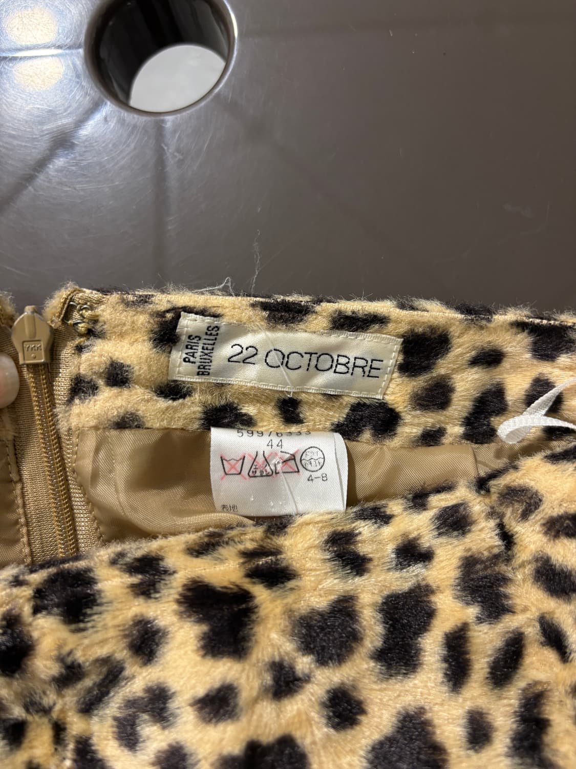 일제 빈티지 레오파드 치마 상품이미지7