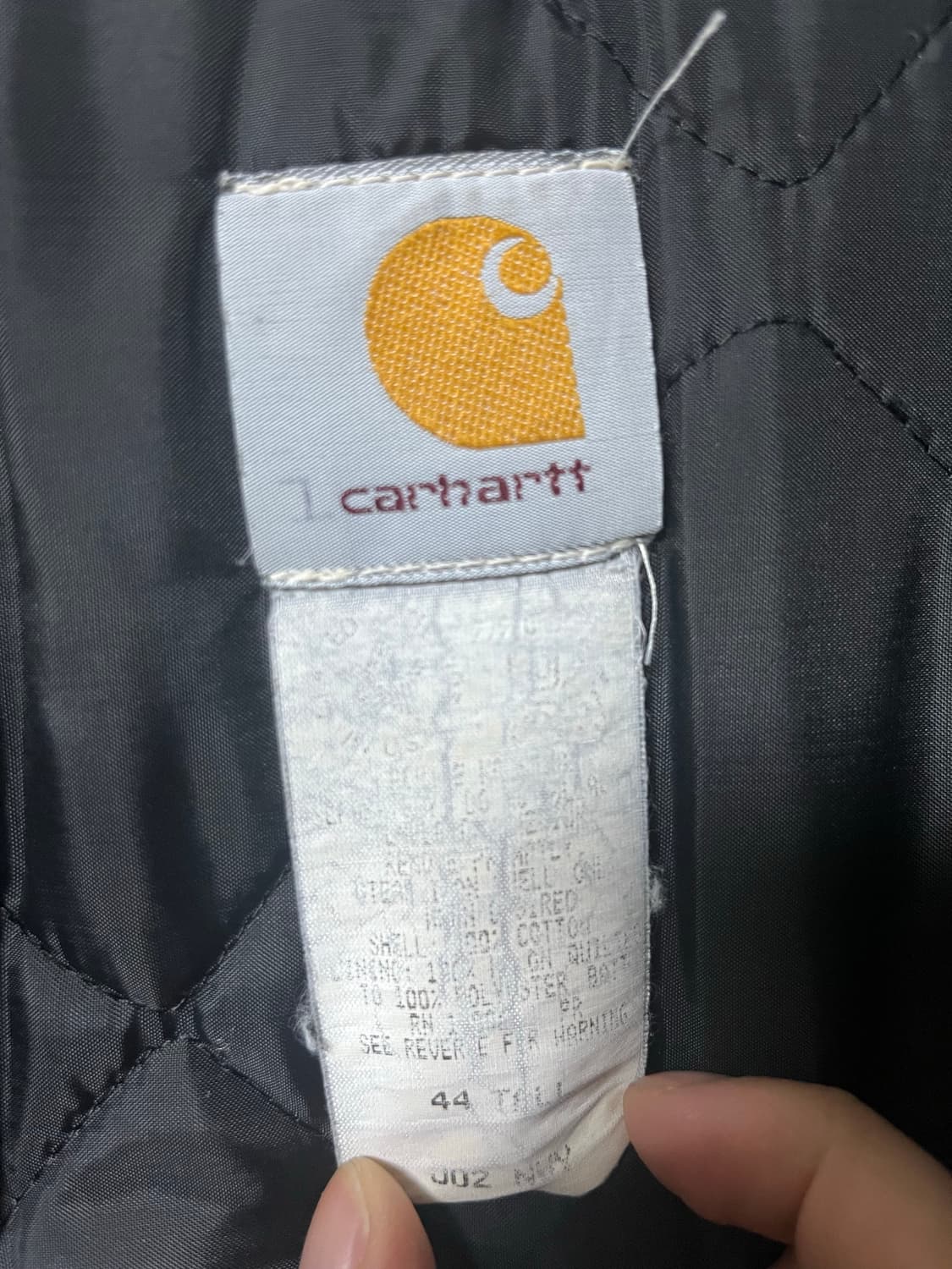 빈티지 칼하트 J02 NVY 44 Tall 상품이미지8