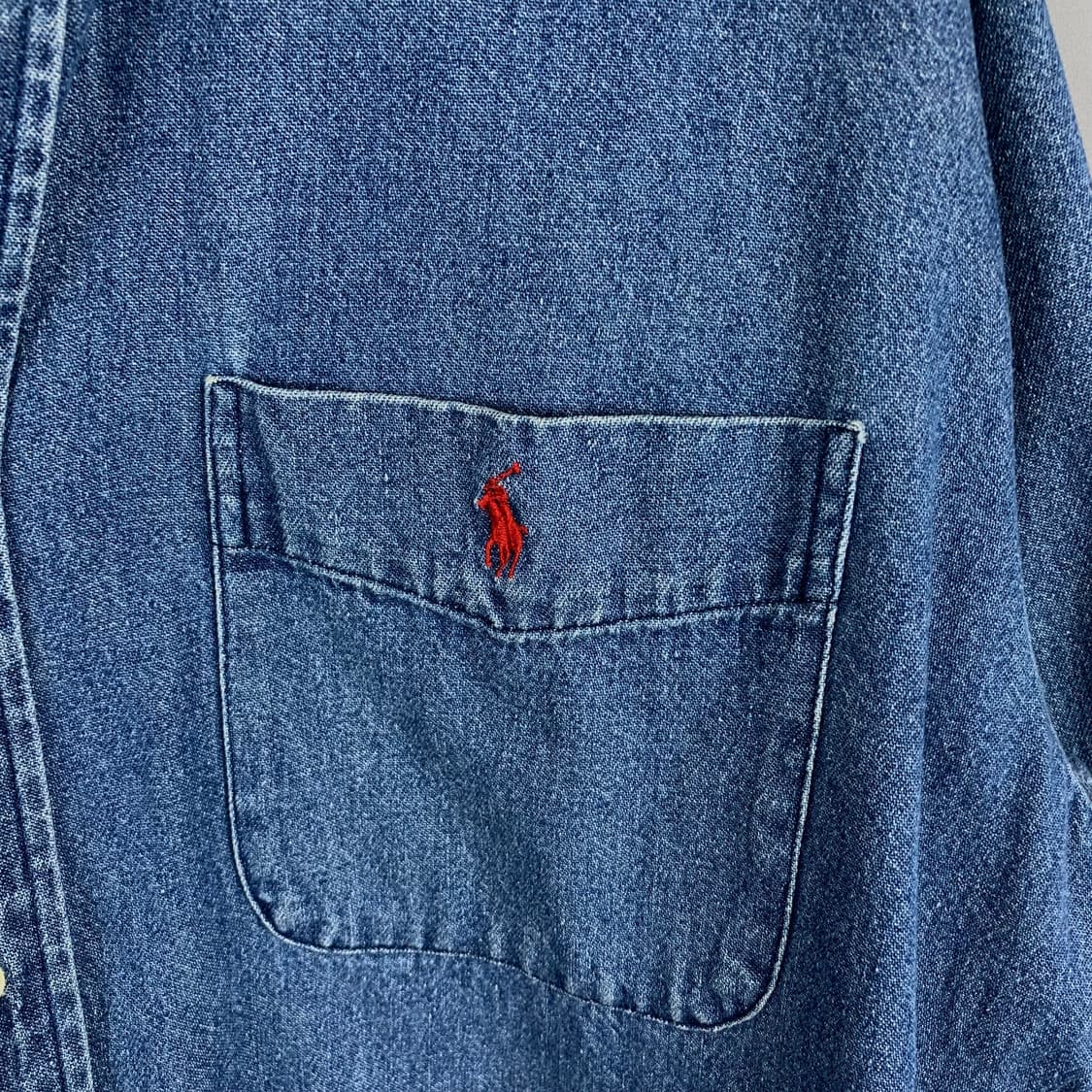 폴로 랄프로렌 포켓 데님 셔츠 상품이미지3