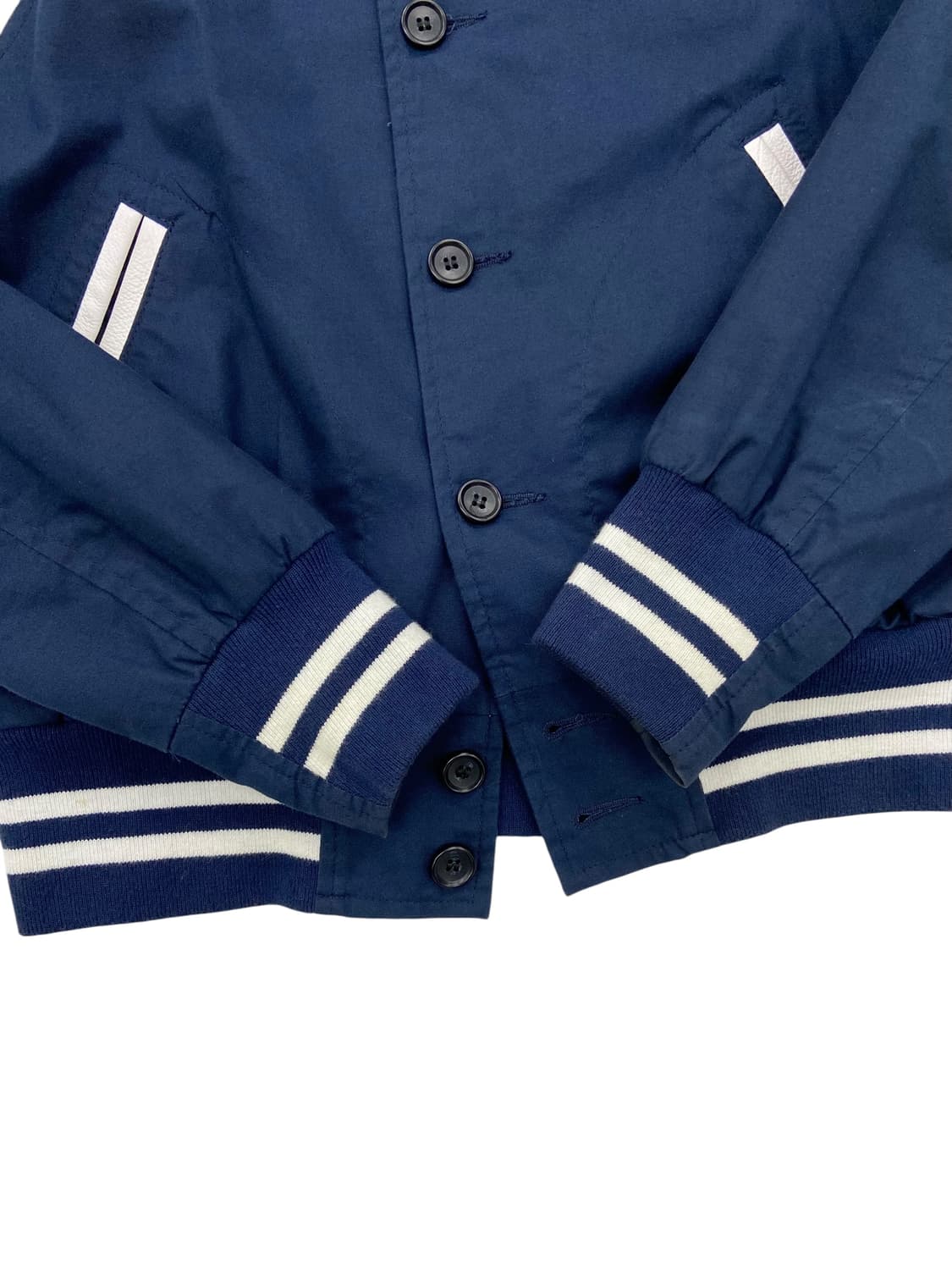 골든베어 X 클럽모나코 코튼 헤이스 바시티 자켓 상품이미지4