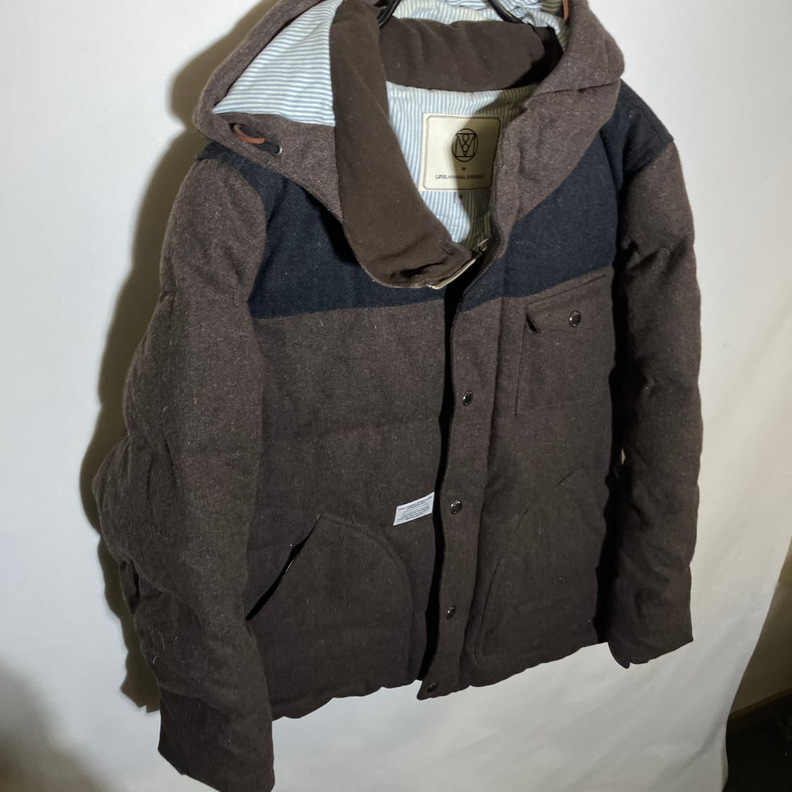 M)라이풀 울 덕다운 패딩 점퍼 상품이미지1