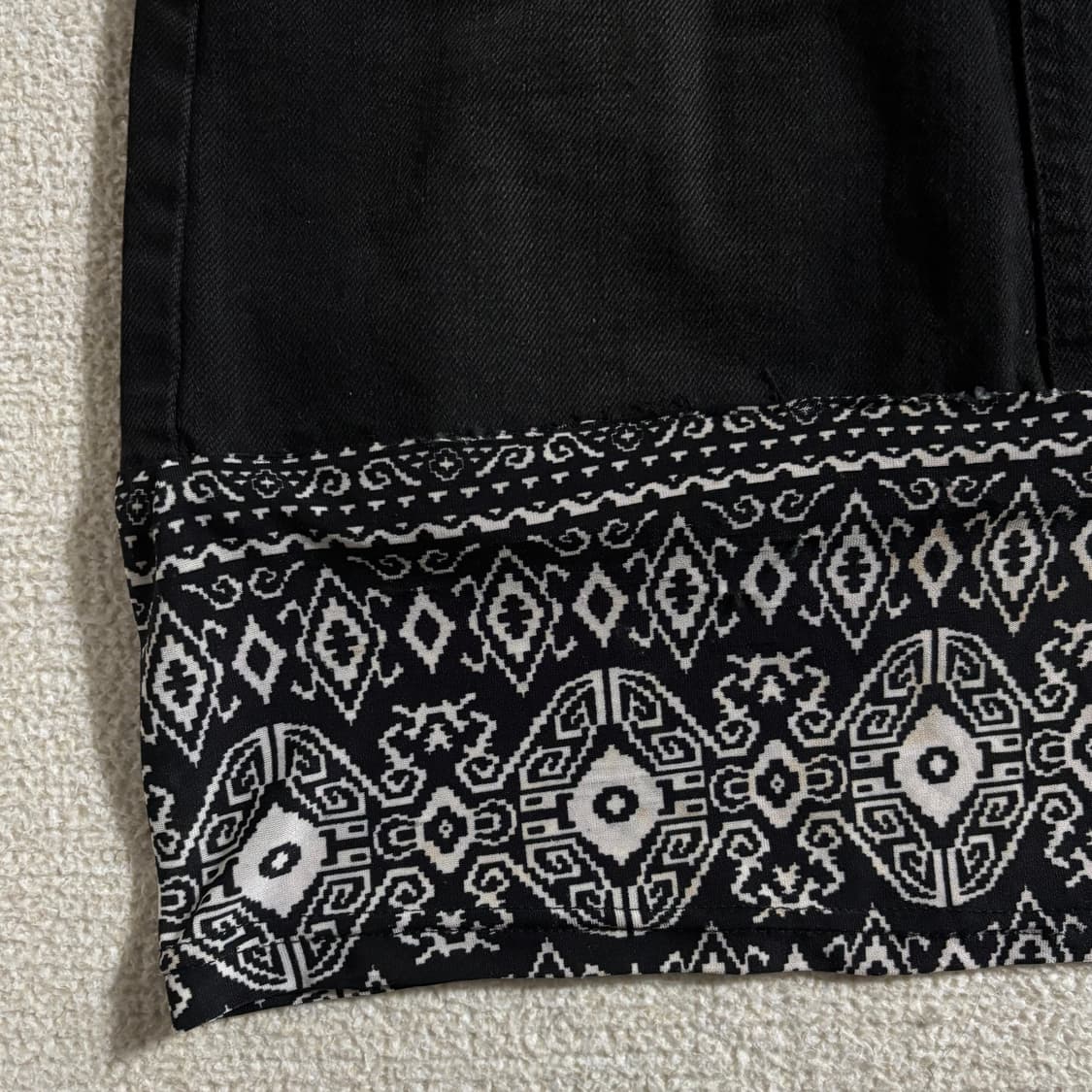 빈티지 TTE JAENG YI 블랙 스커트 상품이미지2