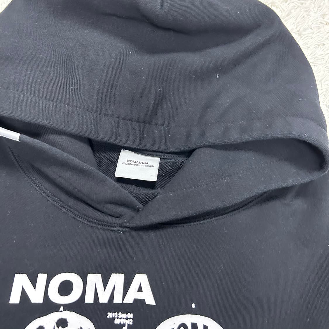 Nomanual Black Hoodie 상품이미지6