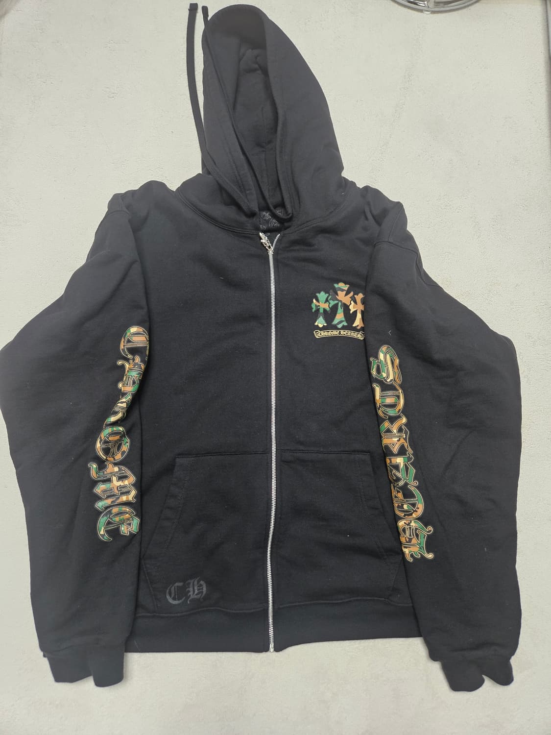 [XXL] 크롬하츠 카모 홀스슈 후드집업 상품이미지1