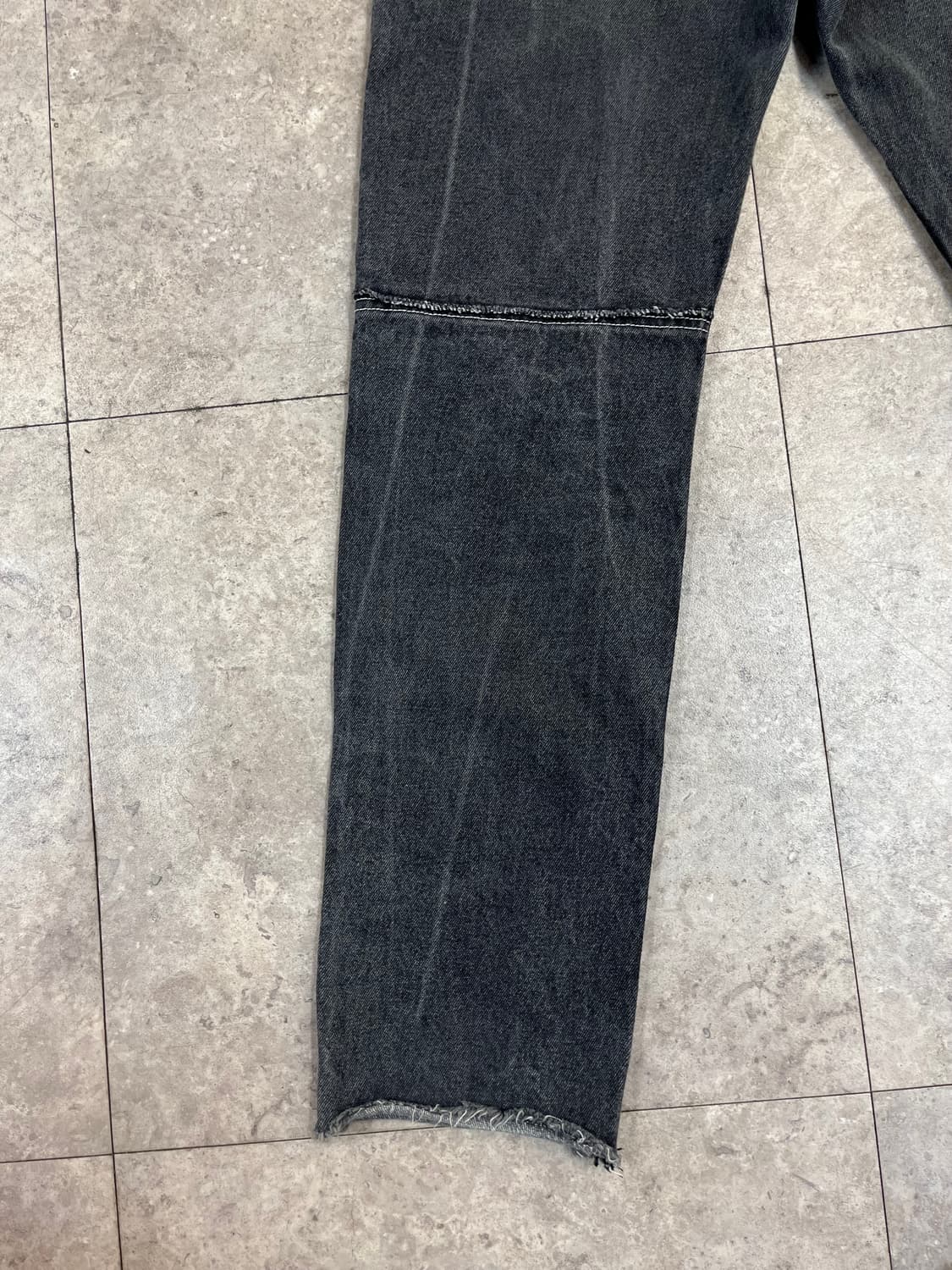 디스이즈네버뎃 블랙 데님 팬츠 L #csz3341 상품이미지8