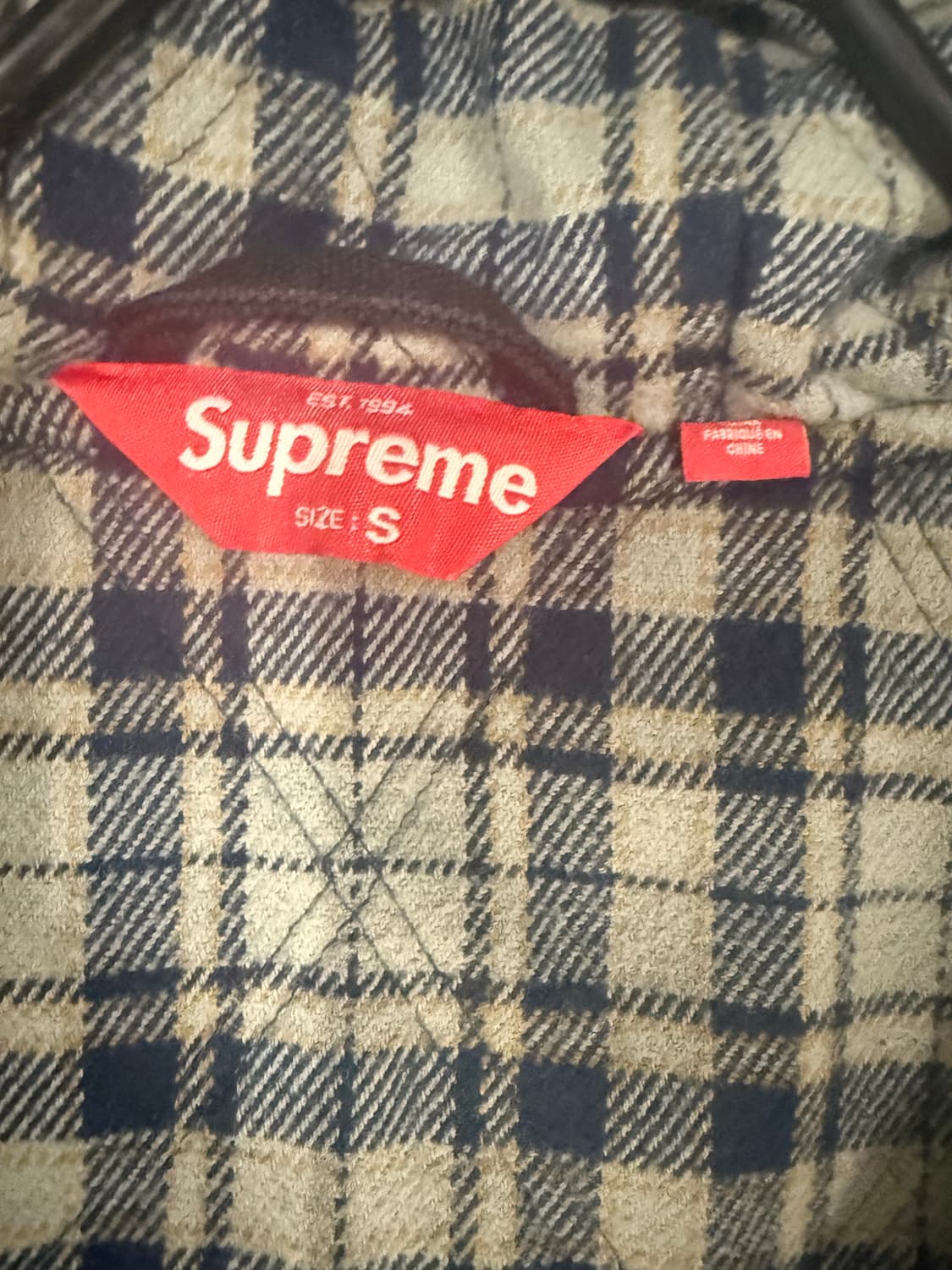 슈프림 리플렉티브 아크 후드 워크 자켓 블랙 - 25FW 상품이미지4