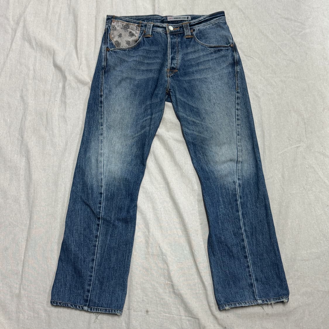 리바이스 엔진 해골포켓 데님팬츠 34 상품이미지3