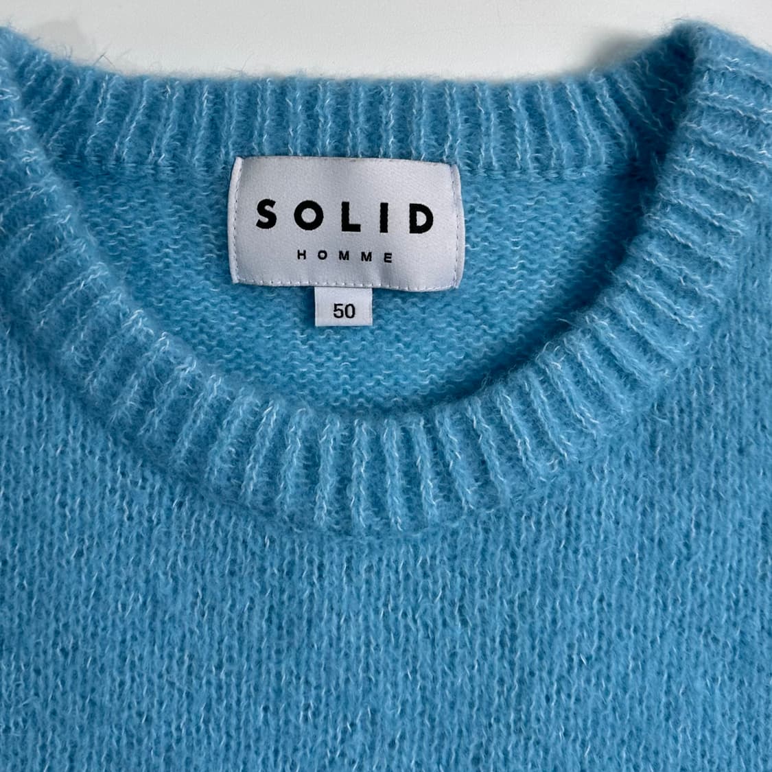 솔리드 옴므 민트 울 니트  상품이미지5