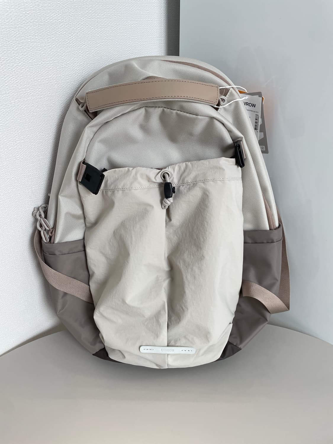 로우로우 RAWROW 헤비듀티 백팩 베이지 택포함 새상품 상품이미지1