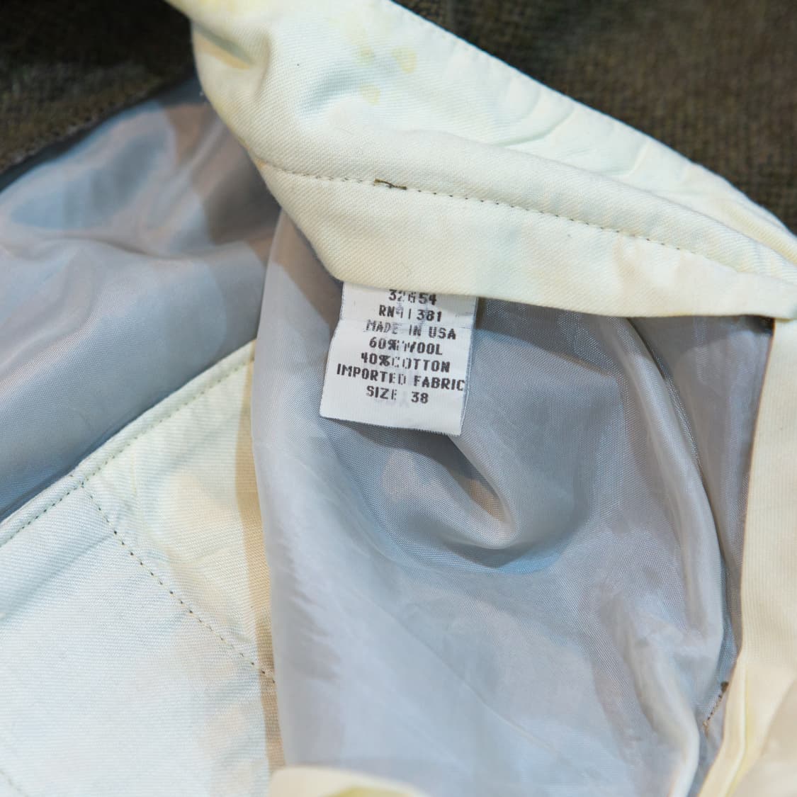 80s 폴로 랄프로렌 울 코튼 헤링본 트라우져 상품이미지8