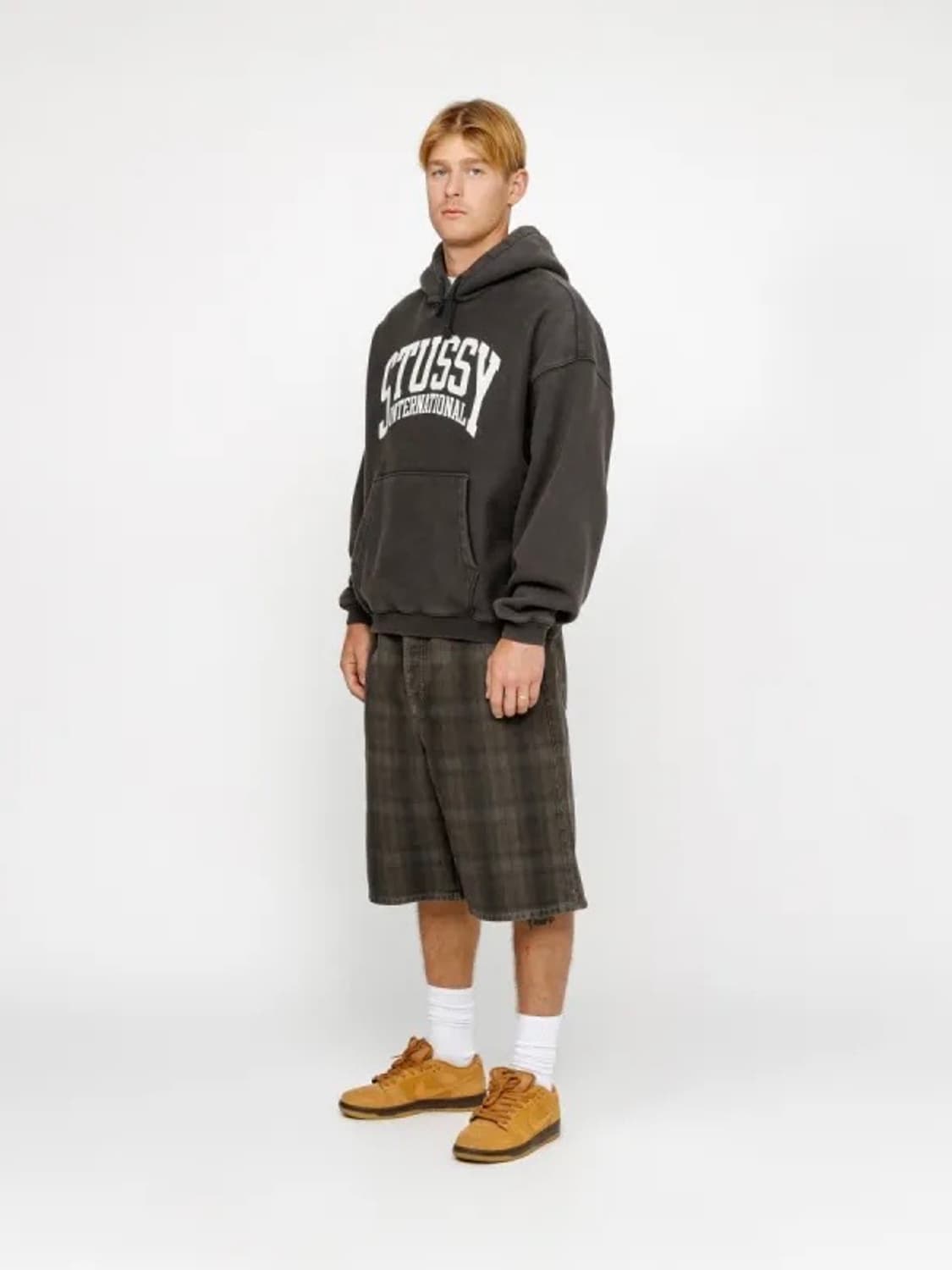 스투시 캔버스 플레이드 빅 올 쇼츠 상품이미지10