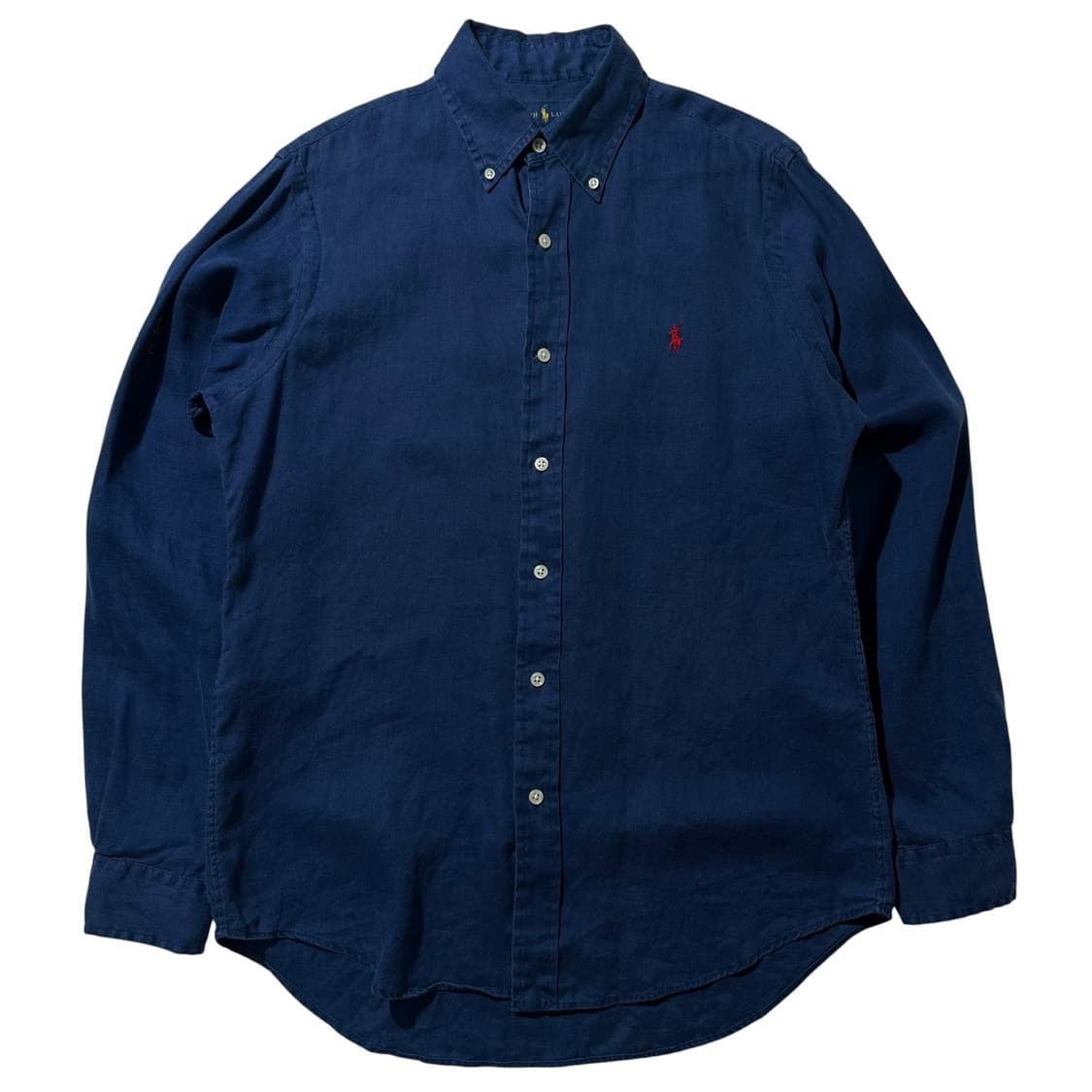 폴로 랄프로렌 오션 워시 린넨 셔츠 네이비 상품이미지1