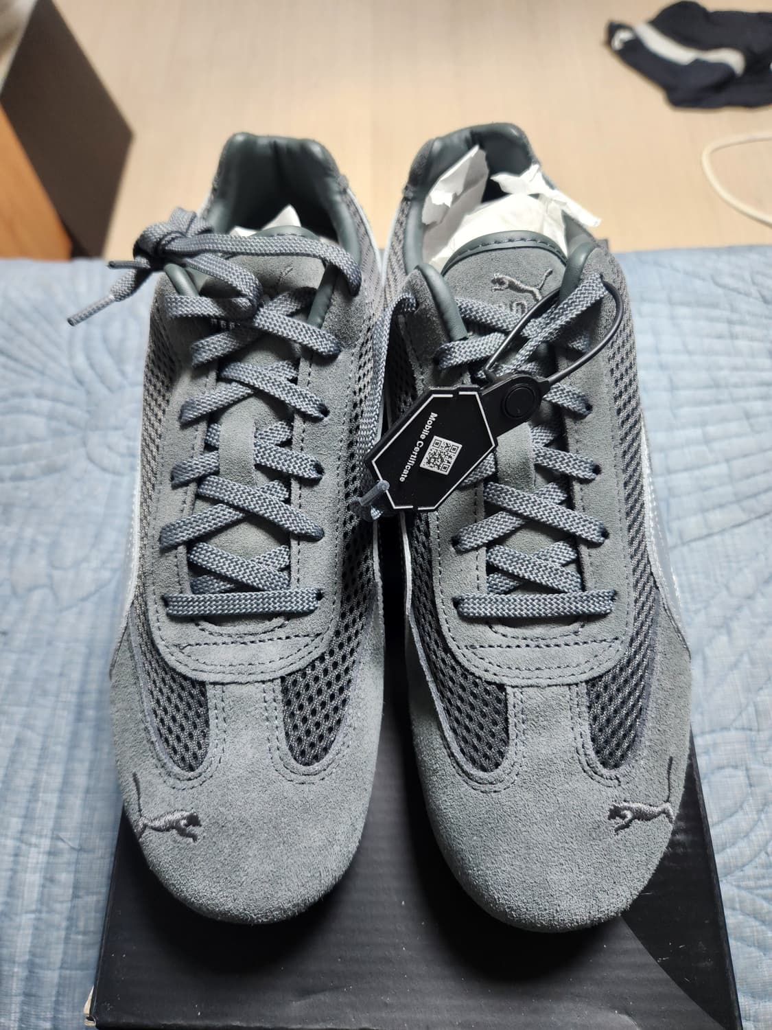 푸마 스피드캣 프리미엄 그레이 매트 실버 265 상품이미지2