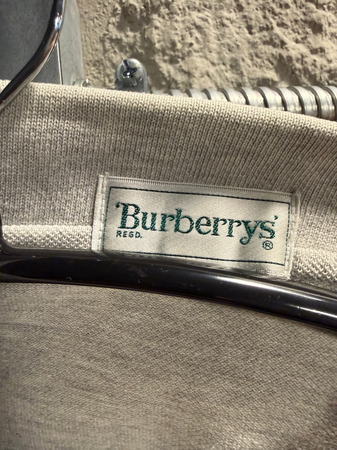 MA 버버리 BURBERRY 포켓 자수 로고 반팔 폴로 셔츠 그레이 상품이미지7