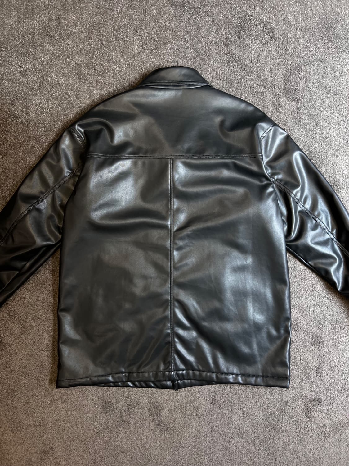 EMMA CLOTHES 레더 카 코트 L 상품이미지4