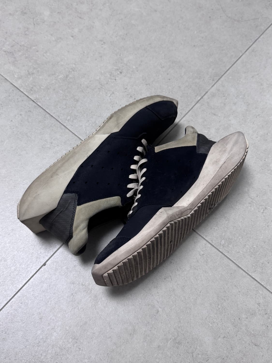 Rickowens 테크러너 검흰 (260-265) 상품이미지3